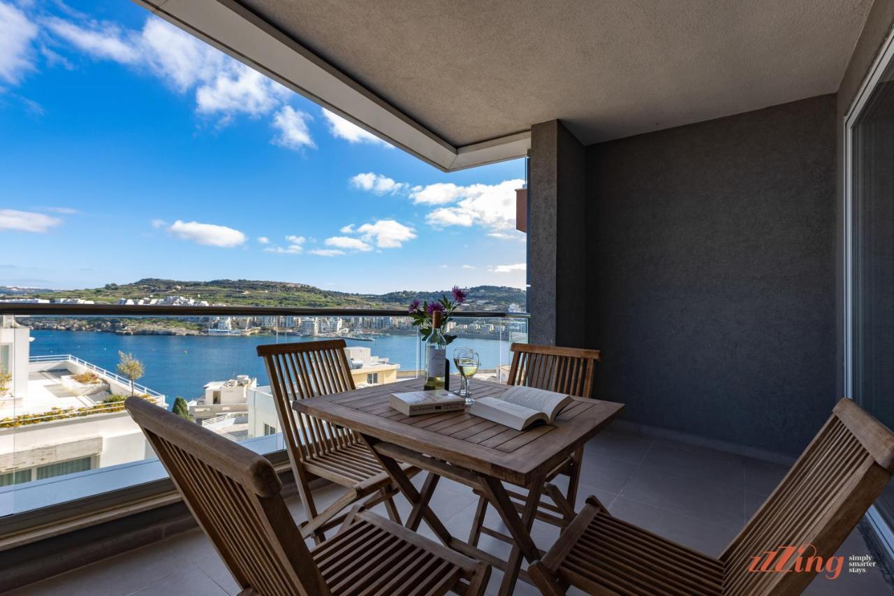 A Stunning Apartment With Spectacular Sea Views St. Paul's Bay Exteriör bild