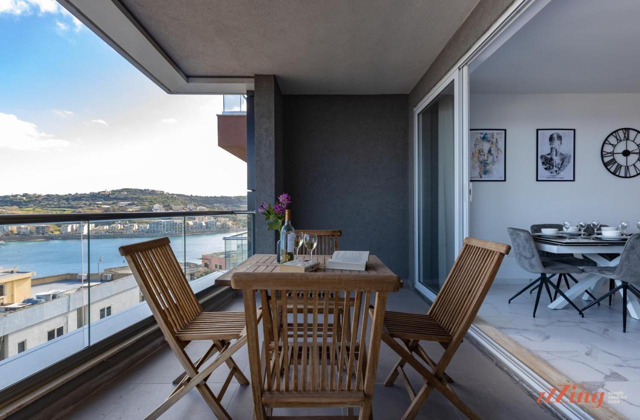 A Stunning Apartment With Spectacular Sea Views St. Paul's Bay Exteriör bild